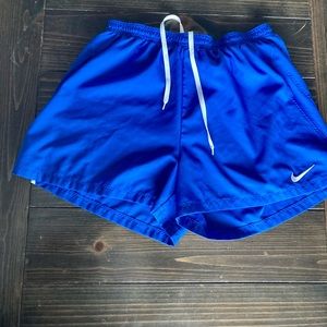 Nike Royal Blue Soccer Shorts